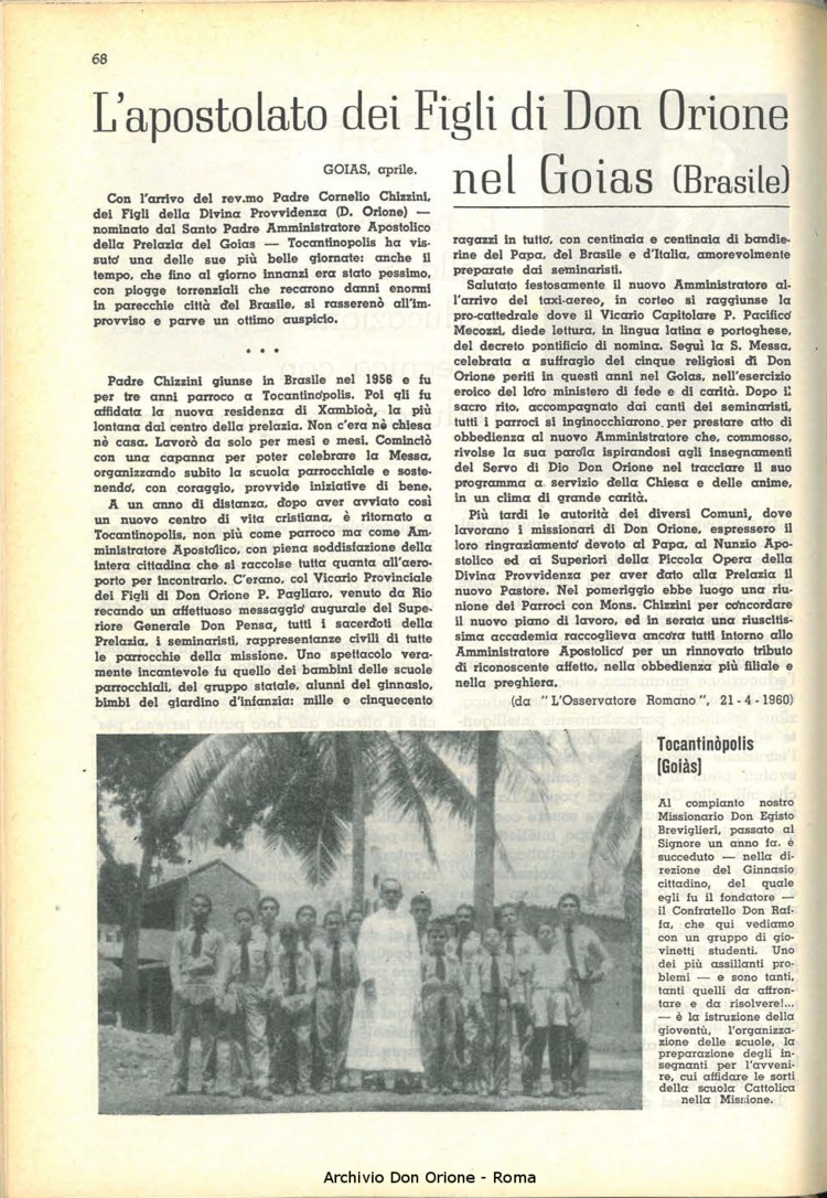 La piccola Opera della Divina Provvidenza, 55, 05, 01-05-1960, pagina 6