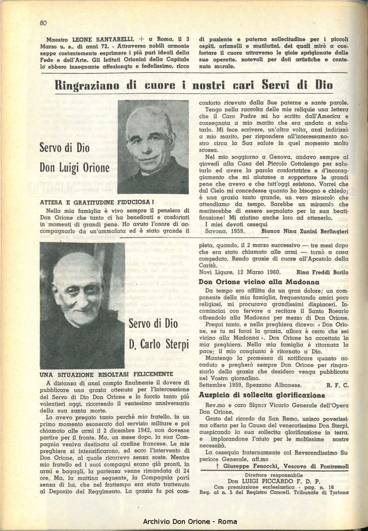 La piccola Opera della Divina Provvidenza, 55, 05, 01-05-1960, pagina 18