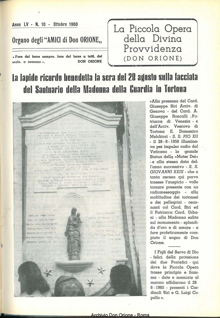 La piccola Opera della Divina Provvidenza, 55, 09_10, 01-10-1960, pagina 7