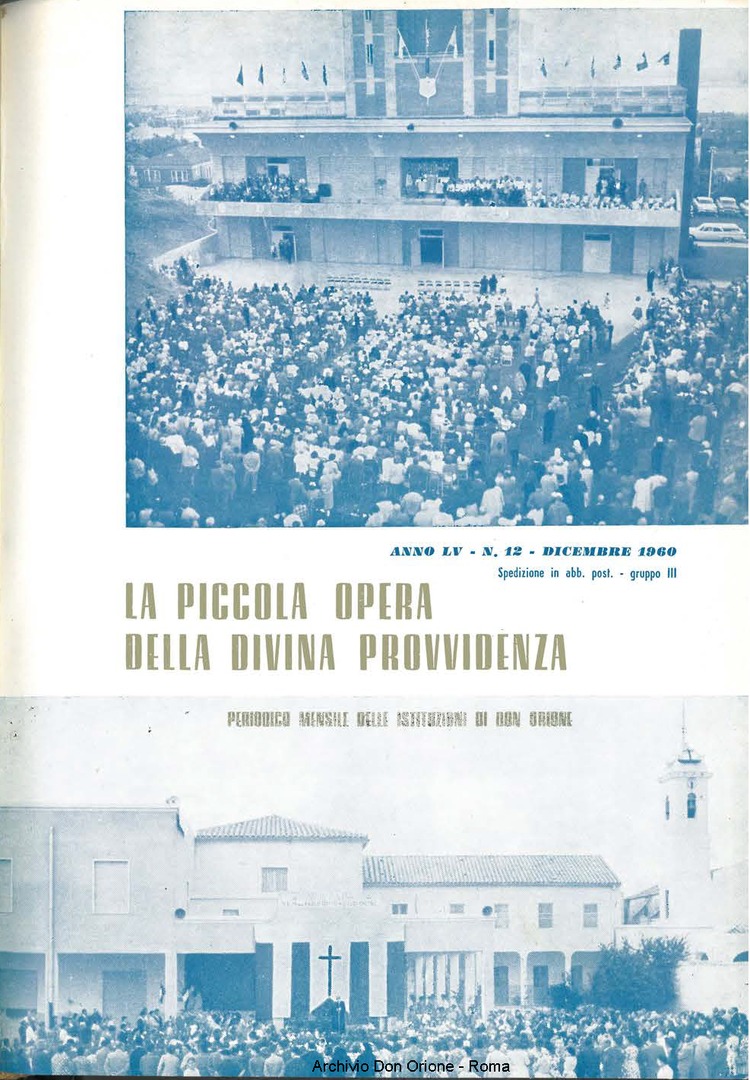 La piccola Opera della Divina Provvidenza, 55, 12, 01-12-1960, pagina 1