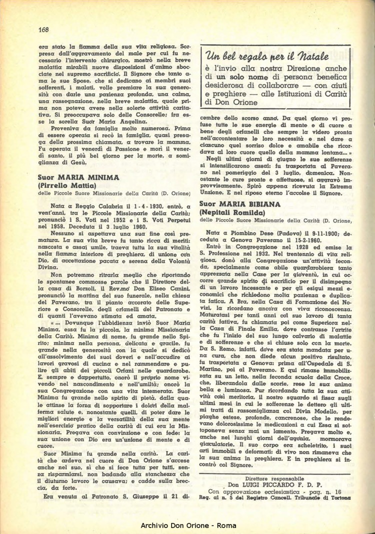 La piccola Opera della Divina Provvidenza, 55, 12, 01-12-1960, pagina 18