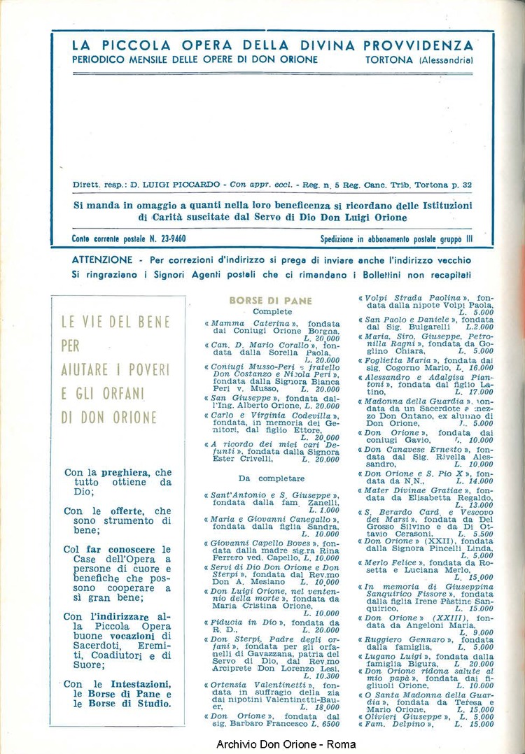 La piccola Opera della Divina Provvidenza, 55, 12, 01-12-1960, pagina 20