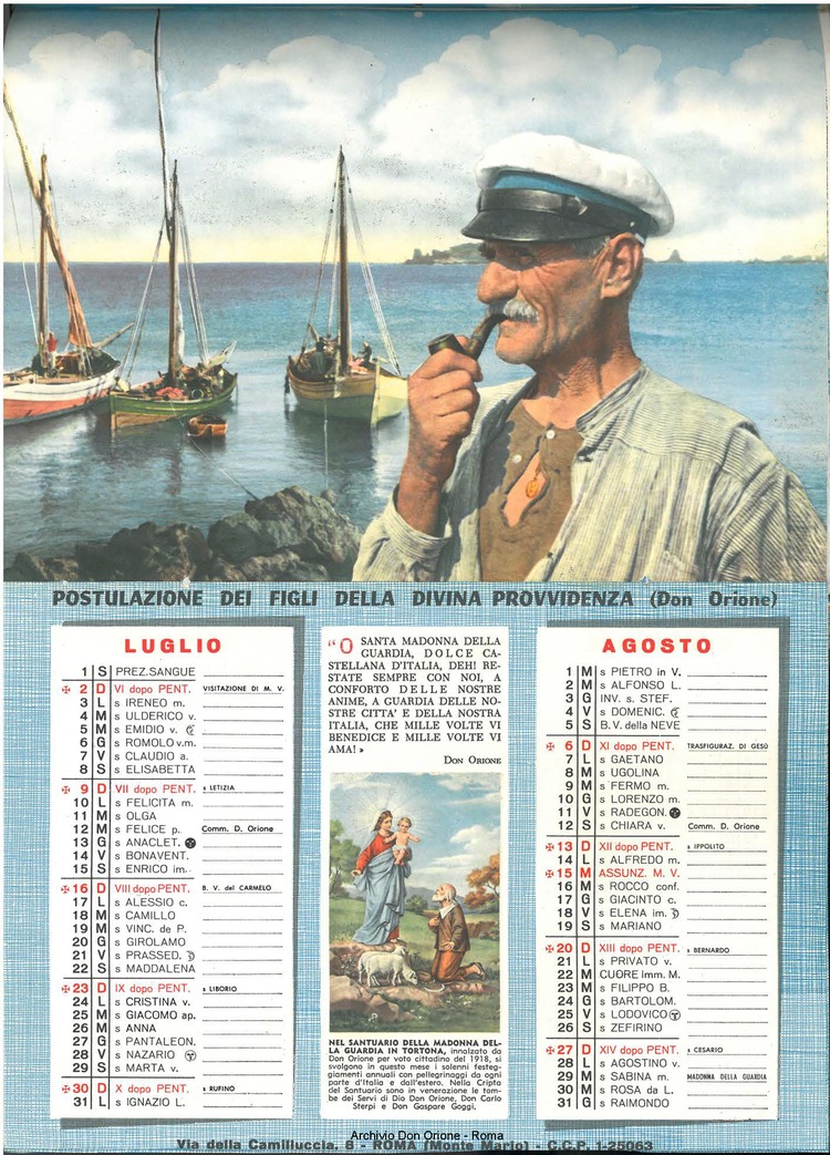 La piccola Opera della Divina Provvidenza, 55, 12, 01-12-1960 calendario, pagina 5