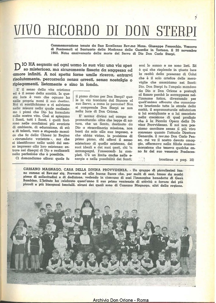La piccola Opera della Divina Provvidenza, 56, 01, 01-01-1961, pagina 9