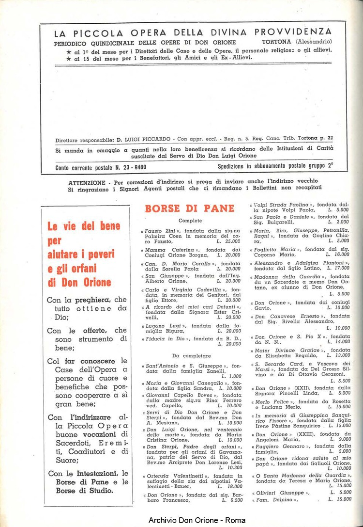 La piccola Opera della Divina Provvidenza, 56, 01, 01-01-1961, pagina 20