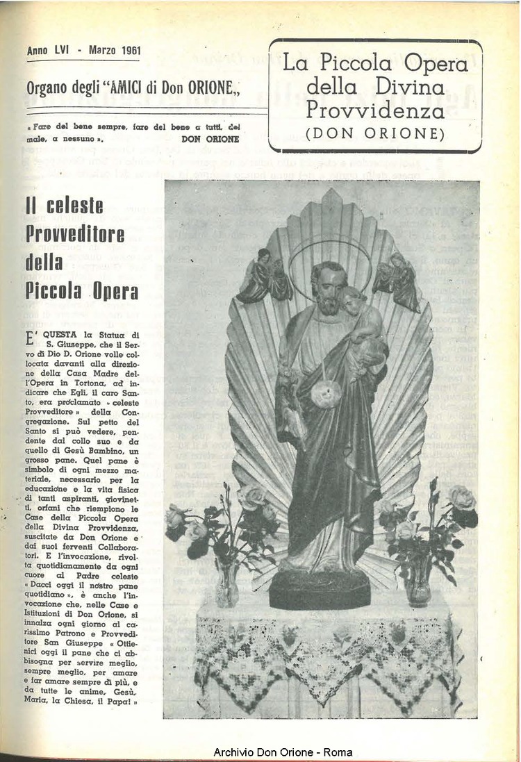 La piccola Opera della Divina Provvidenza, 56, 05, 01-03-1961, pagina 3