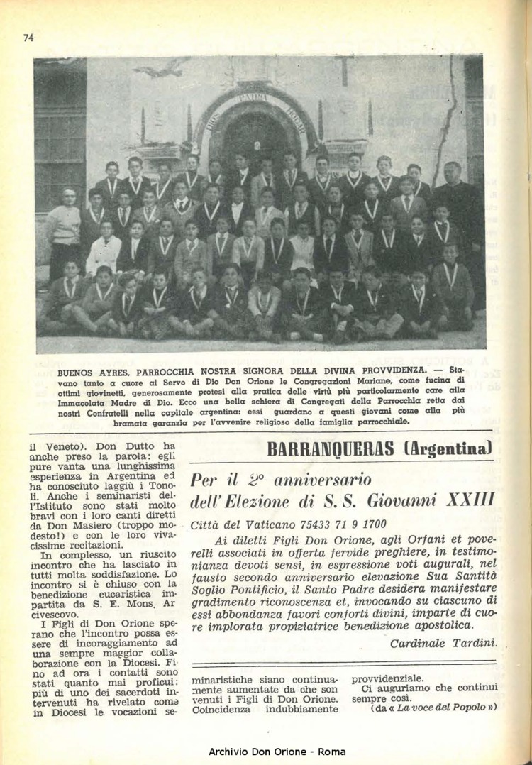 La piccola Opera della Divina Provvidenza, 56, 07, 01-04-1961, pagina 14