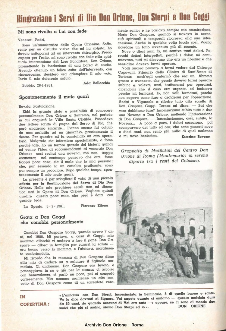 La piccola Opera della Divina Provvidenza, 56, 09, 01-05-1961, pagina 2