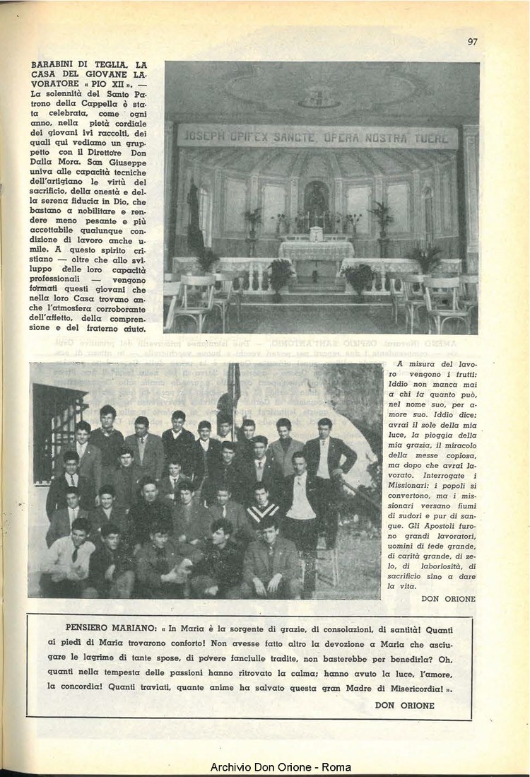 La piccola Opera della Divina Provvidenza, 56, 09, 01-05-1961, pagina 17