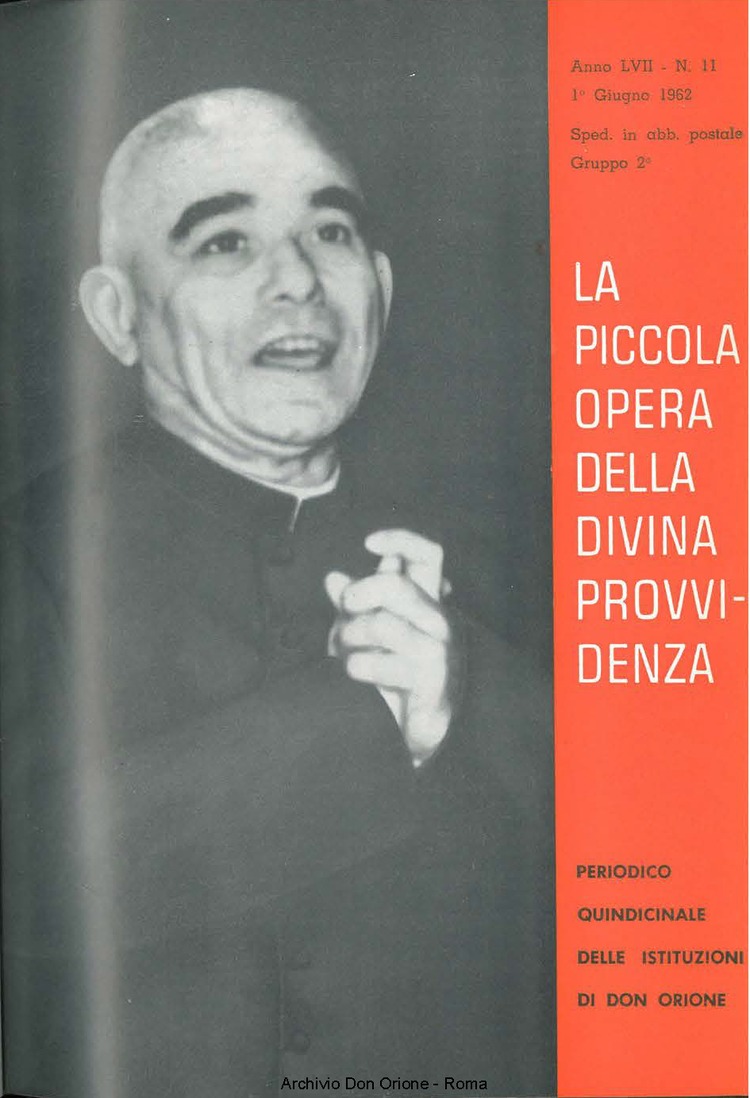 La piccola Opera della Divina Provvidenza, 56, 11, 01-06-1962, pagina 1