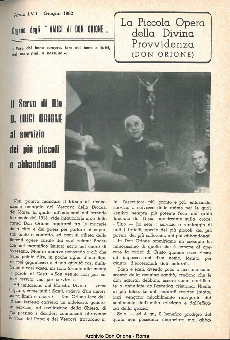 La piccola Opera della Divina Provvidenza, 56, 11, 01-06-1962, pagina 3