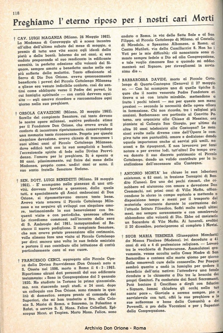 La piccola Opera della Divina Provvidenza, 56, 11, 01-06-1962, pagina 19
