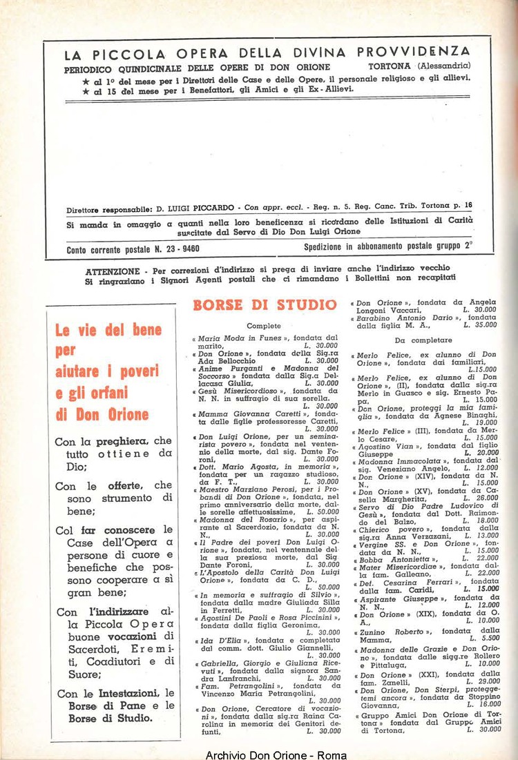 La piccola Opera della Divina Provvidenza, 56, 13, 01-07-1961, pagina 20