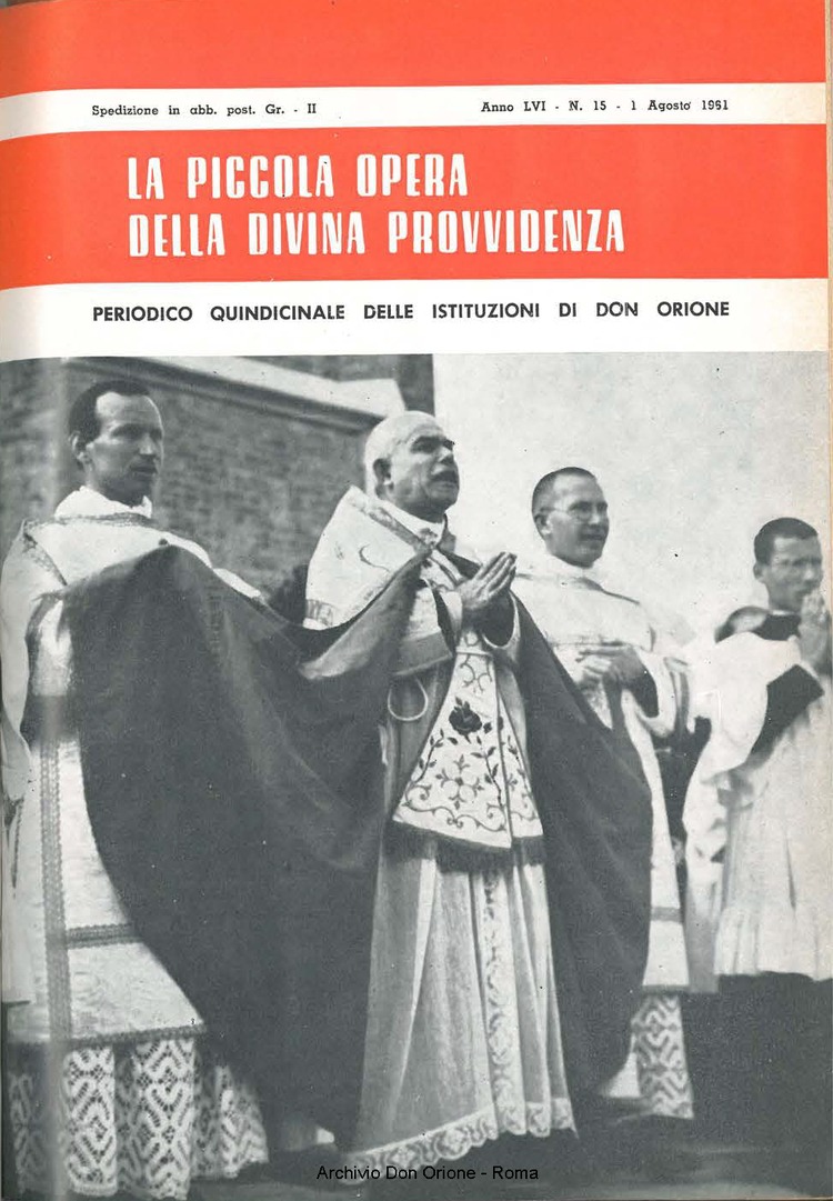 La piccola Opera della Divina Provvidenza, 56, 15, 01-08-1961, pagina 1