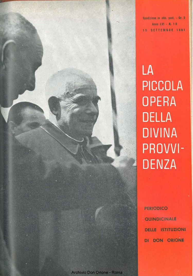 La piccola Opera della Divina Provvidenza, 56, 18, 01-09-1961, pagina 1