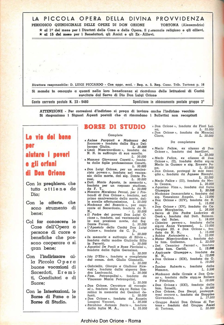 La piccola Opera della Divina Provvidenza, 56, 18, 01-09-1961, pagina 20