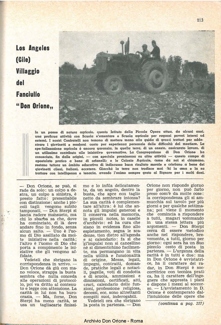La piccola Opera della Divina Provvidenza, 56, 21, 01-11-1961, pagina 13