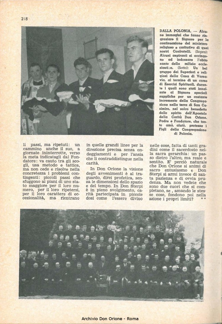 La piccola Opera della Divina Provvidenza, 56, 21, 01-11-1961, pagina 18