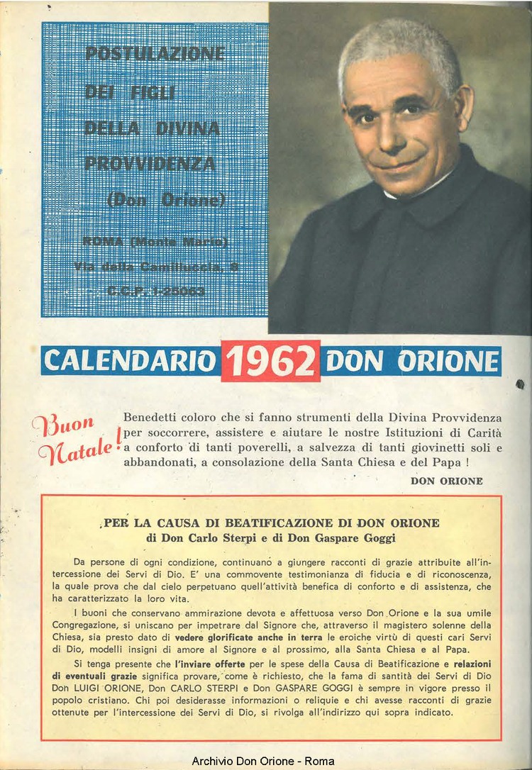 La piccola Opera della Divina Provvidenza, 56, 21, 01-11-1961 calendario, pagina 9