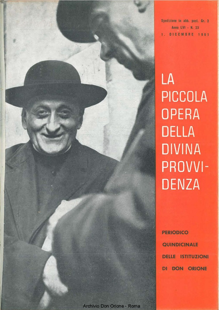 La piccola Opera della Divina Provvidenza, 56, 23, 01-12-1961, pagina 1