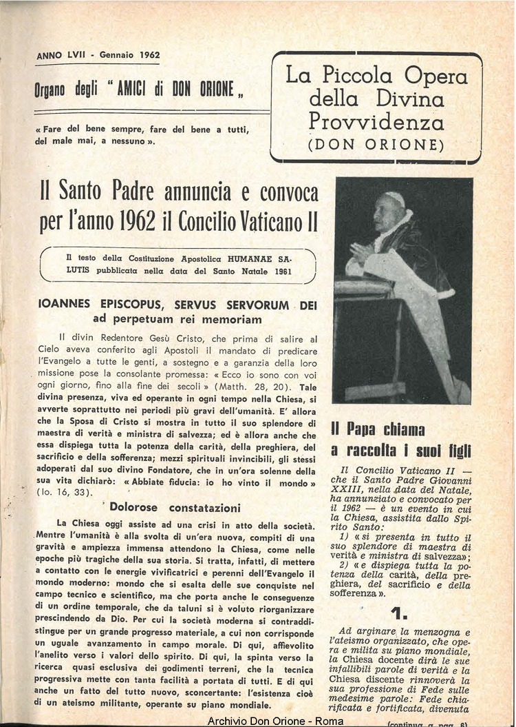 La piccola Opera della Divina Provvidenza, 57, 01, 01-01-1962, pagina 3