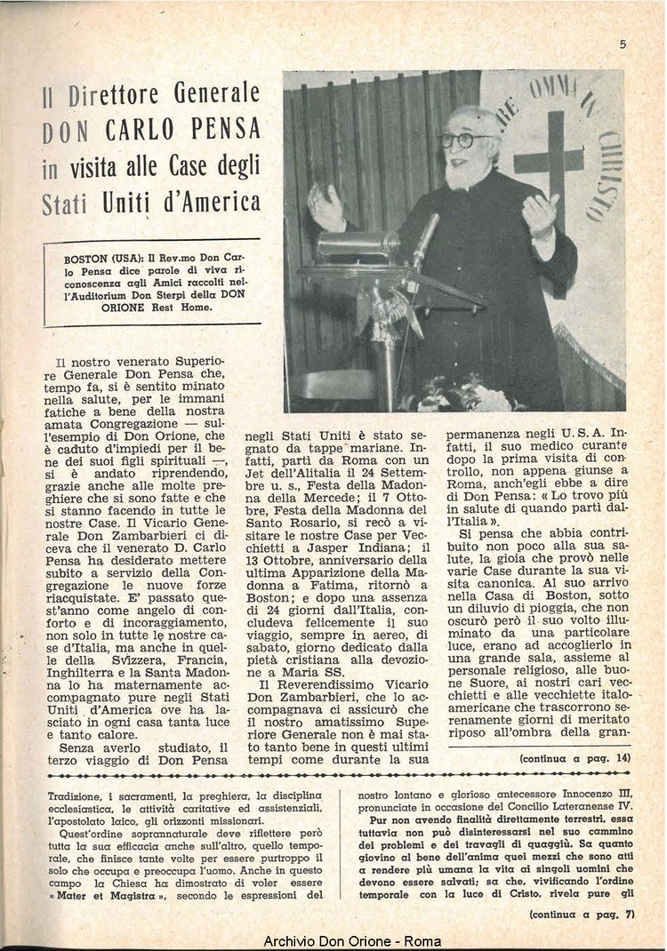 La piccola Opera della Divina Provvidenza, 57, 01, 01-01-1962, pagina 5