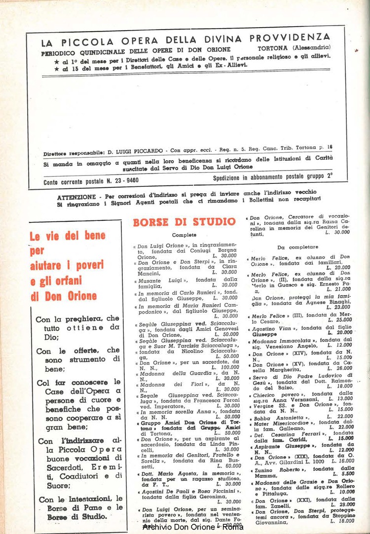 La piccola Opera della Divina Provvidenza, 57, 01, 01-01-1962, pagina 20