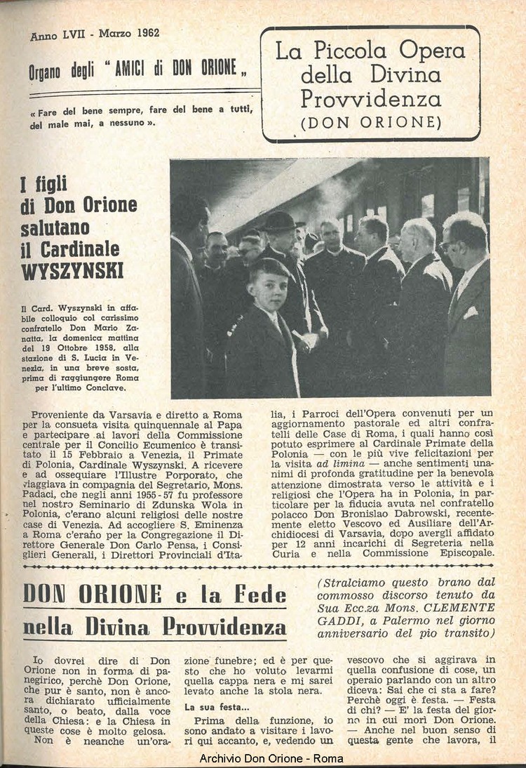 La piccola Opera della Divina Provvidenza, 57, 05, 01-03-1962, pagina 3