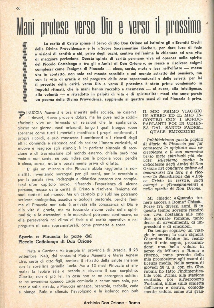 La piccola Opera della Divina Provvidenza, 57, 05, 01-03-1962, pagina 6