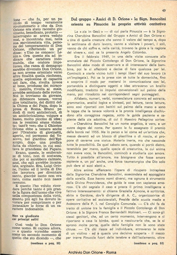 La piccola Opera della Divina Provvidenza, 57, 05, 01-03-1962, pagina 9