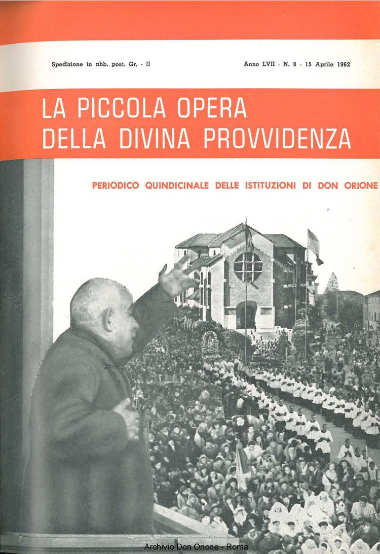 La piccola Opera della Divina Provvidenza, 57, 08, 01-04-1962, pagina 1