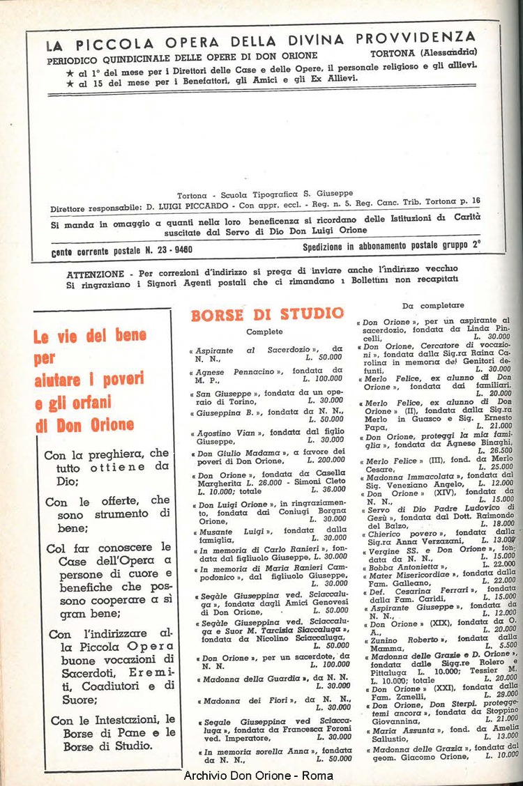 La piccola Opera della Divina Provvidenza, 57, 09, 01-05-1962, pagina 20