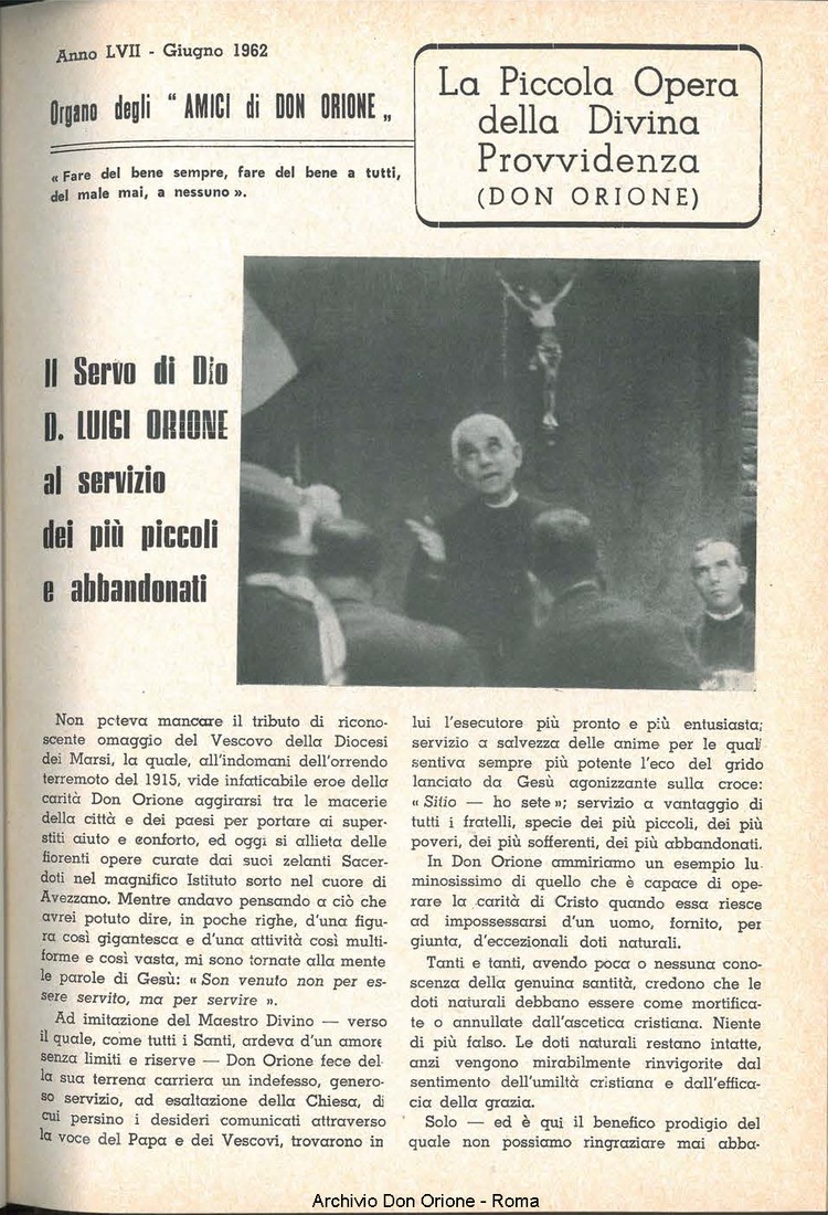 La piccola Opera della Divina Provvidenza, 57, 11, 01-06-1962, pagina 3