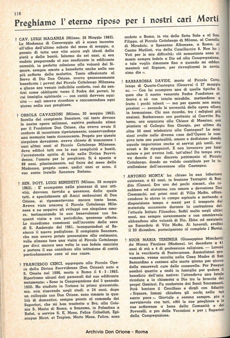 La piccola Opera della Divina Provvidenza, 57, 11, 01-06-1962, pagina 18