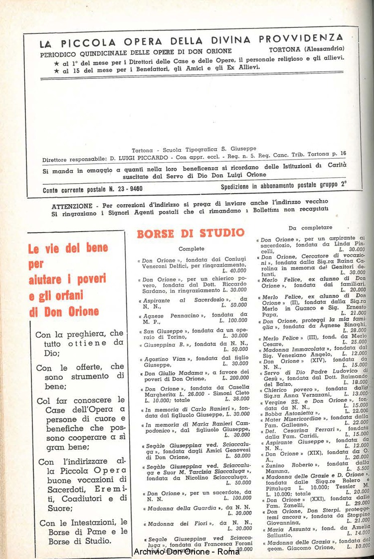 La piccola Opera della Divina Provvidenza, 57, 11, 01-06-1962, pagina 20