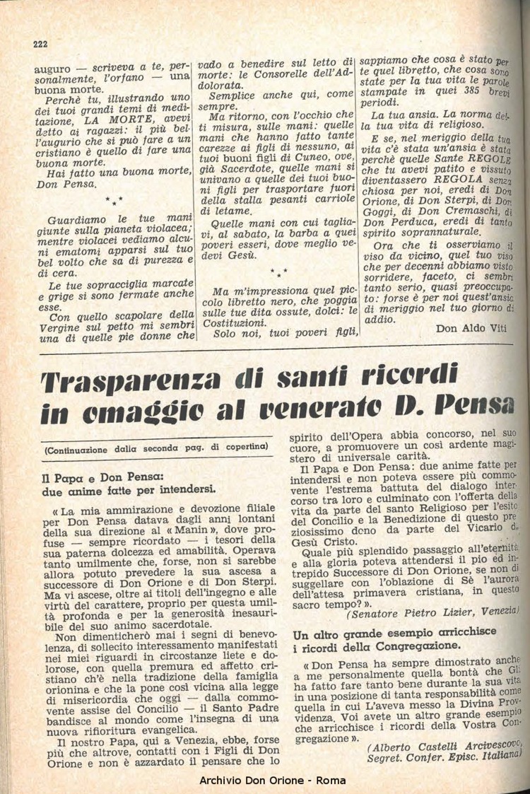 La piccola Opera della Divina Provvidenza, 57, 21, 15-11-1962, pagina 14