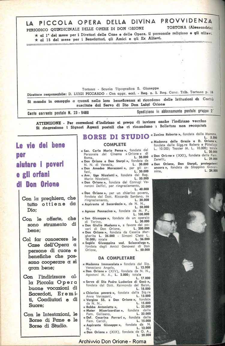 La piccola Opera della Divina Provvidenza, 57, 21, 15-11-1962, pagina 20