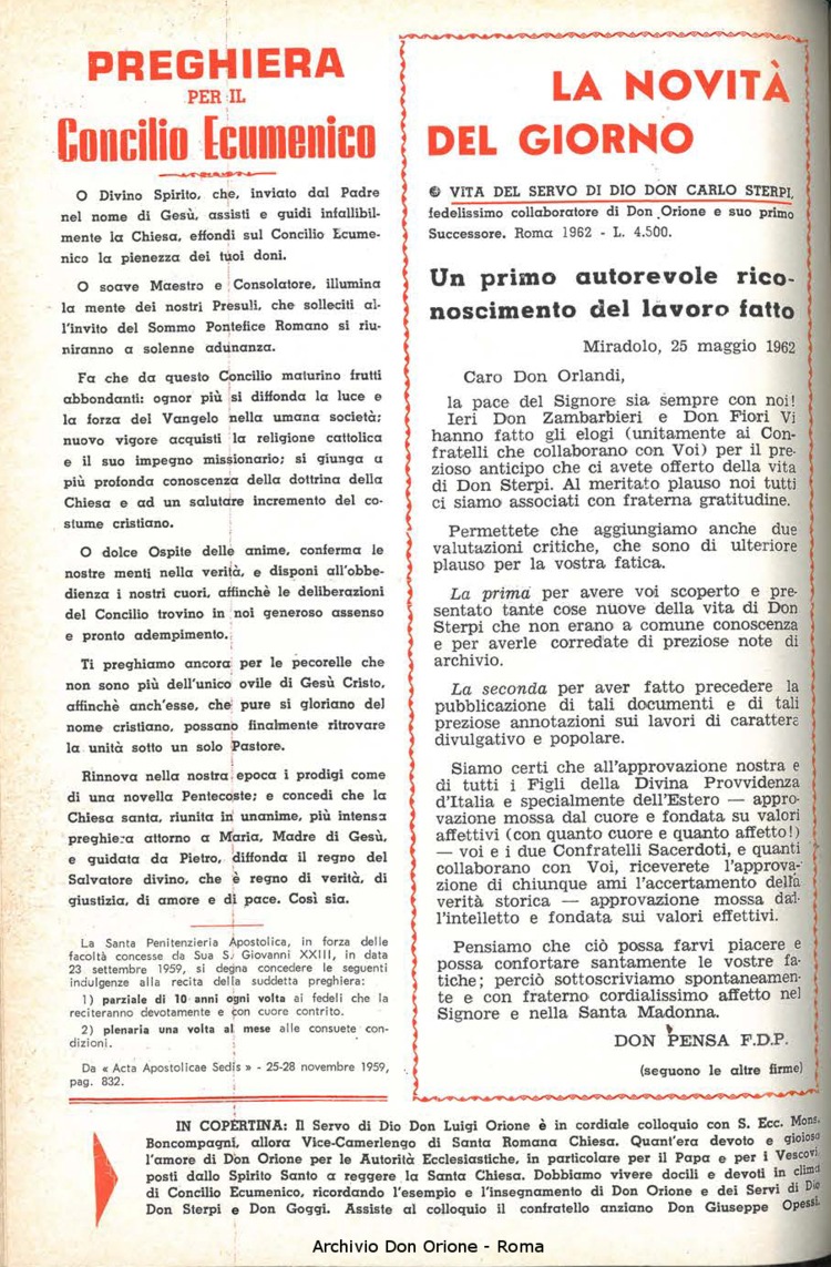 La piccola Opera della Divina Provvidenza, 57, 24, 15-12-1962, pagina 2