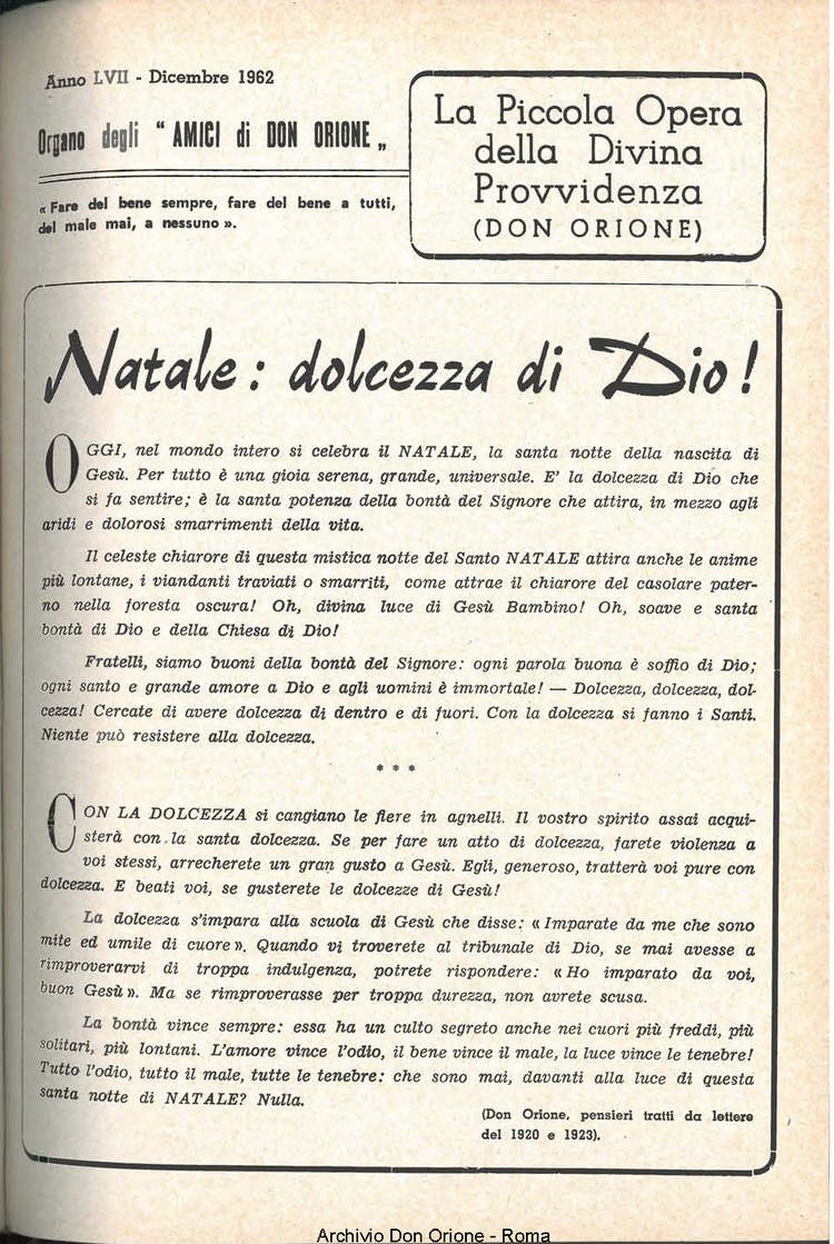 La piccola Opera della Divina Provvidenza, 57, 24, 15-12-1962, pagina 3