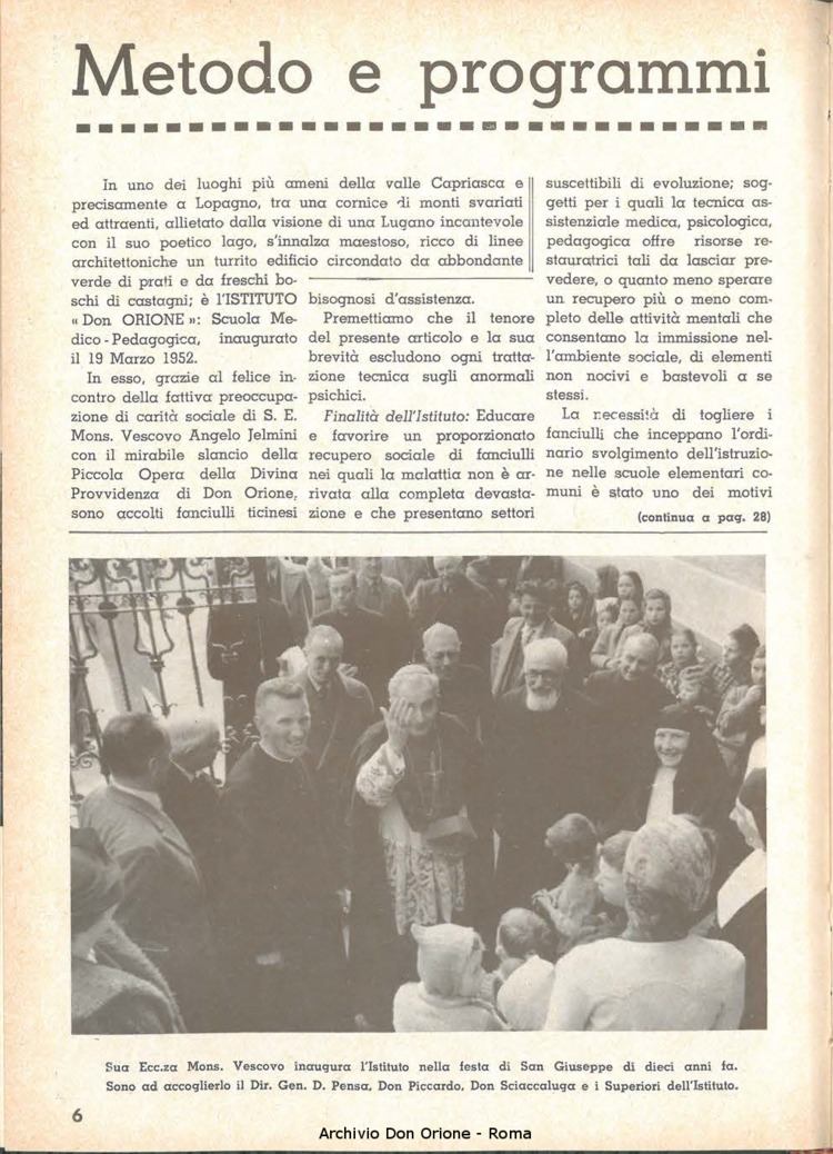 La piccola Opera della Divina Provvidenza, 57, 24, 15-12-1962 supplemento, pagina 6