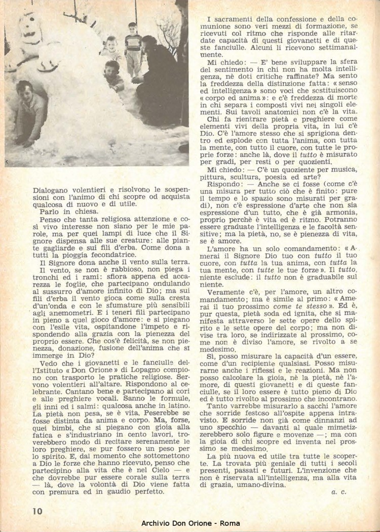 La piccola Opera della Divina Provvidenza, 57, 24, 15-12-1962 supplemento, pagina 10