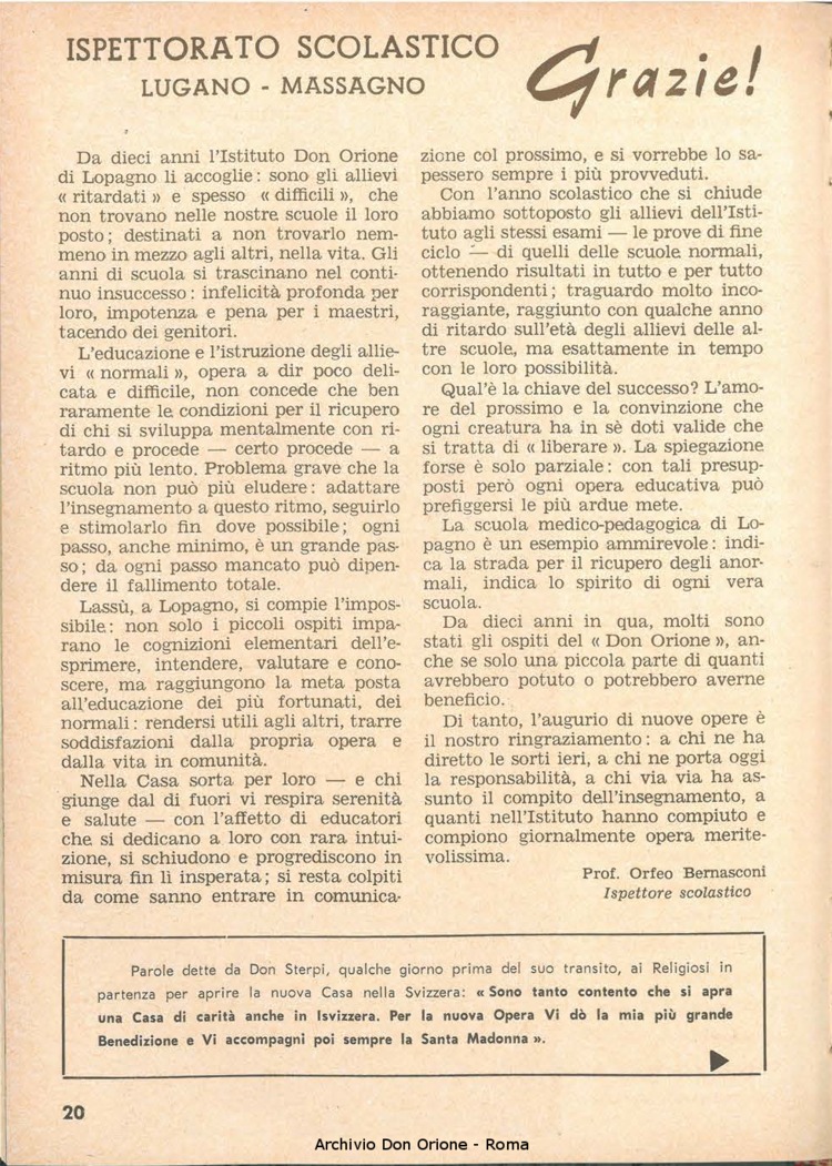 La piccola Opera della Divina Provvidenza, 57, 24, 15-12-1962 supplemento, pagina 20