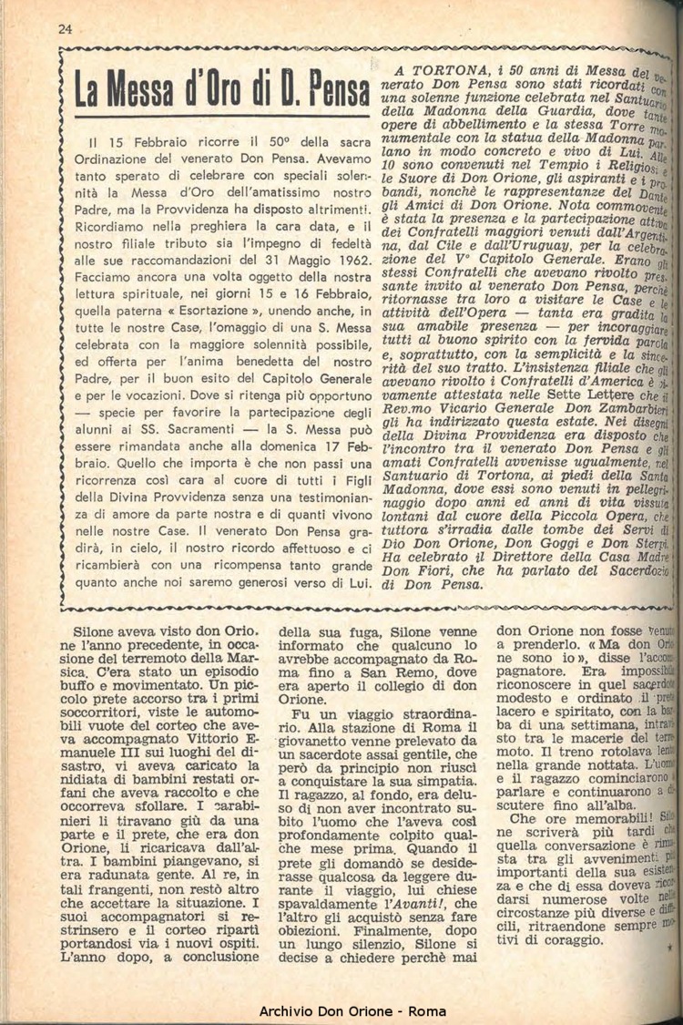 La piccola Opera della Divina Provvidenza, 58, 04, 15-02-1963, pagina 4