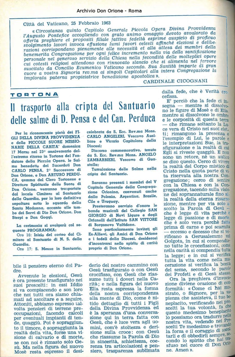 La piccola Opera della Divina Provvidenza, 58, 05, 01-03-1963, pagina 4