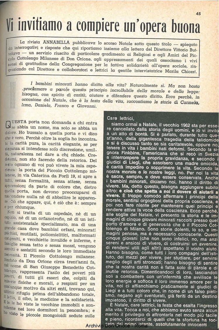 La piccola Opera della Divina Provvidenza, 58, 05, 01-03-1963, pagina 7