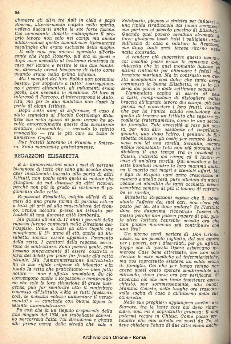 La piccola Opera della Divina Provvidenza, 58, 05, 01-03-1963, pagina 18