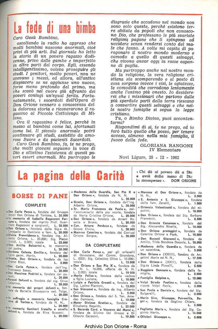 La piccola Opera della Divina Provvidenza, 58, 05, 01-03-1963, pagina 23