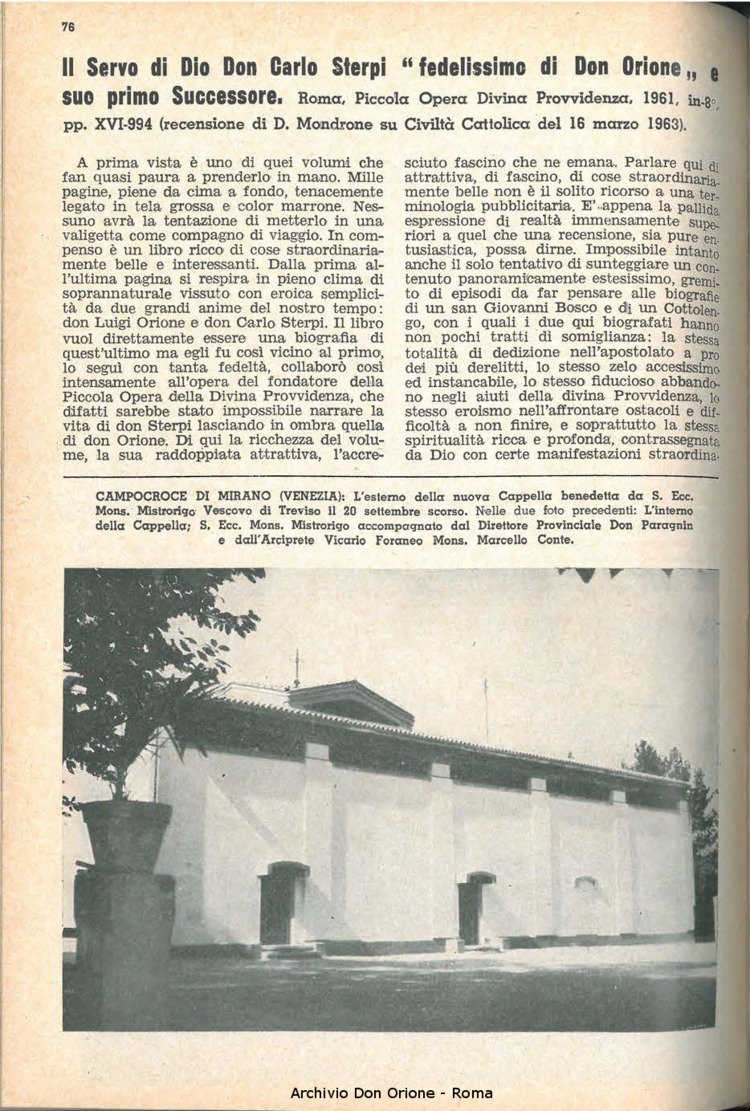 La piccola Opera della Divina Provvidenza, 58, 08, 15-04-1963, pagina 16