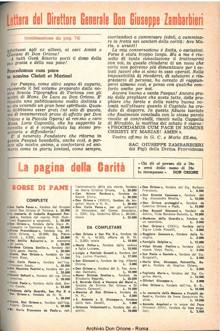 La piccola Opera della Divina Provvidenza, 58, 08, 15-04-1963, pagina 19