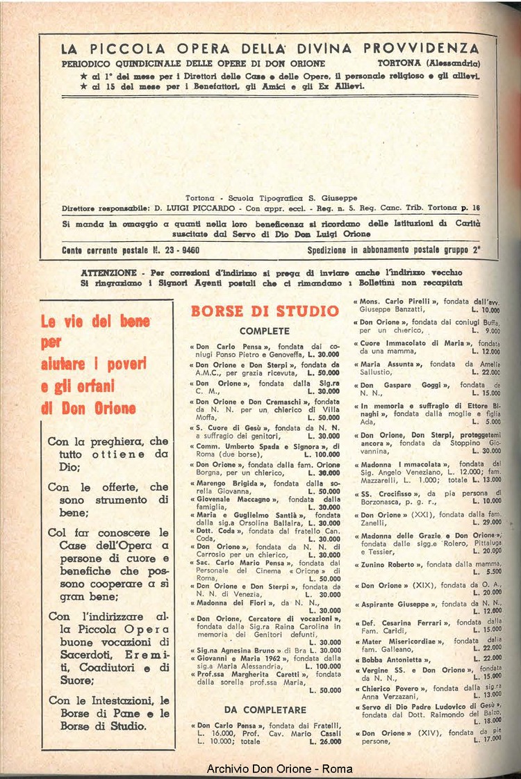 La piccola Opera della Divina Provvidenza, 58, 08, 15-04-1963, pagina 20